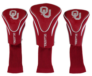 Team Golf Contour Golf Club Headcovers 3pk (Oklahoma Sooners) NCAA NEW