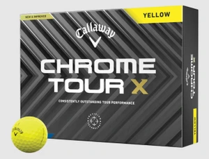 Callaway Chrome Tour X Golf Balls (Yellow, 24pk) 2dz 2024 NEW