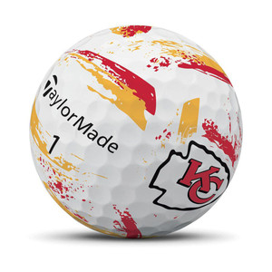 Taylor Made SpeedSoft Ink Golf Balls (Kansas City Chiefs, 3pk) 1Sleeve 2026 NEW
