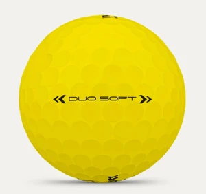 Wilson Staff Duo Soft Golf Balls (Yellow, 3pk) 1 Sleeve 2025 NEW