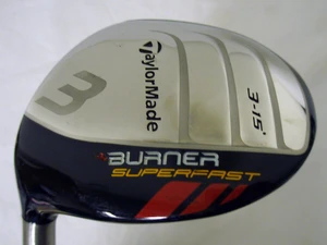 Taylor Made Burner Superfast 3 wood 15* (Matrix Ozik, Regular LEFT) 3w Golf Club