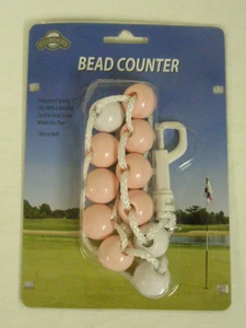 On Course Bead Counter Scorekeeper (Pink) Golf Shot Tracker NEW