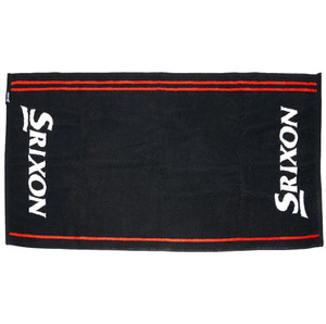 Srixon ZXi Tour Cotton Towel (Black/White, 44" x 22") 2026 NEW