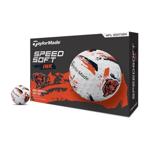 Taylor Made SpeedSoft Ink Golf Balls (Chicago Bears, 12pk) NFL 1dz 2026 NEW