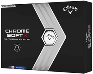 Callaway Chrome Soft X Golf Balls (White, 12pk) 2022 NEW