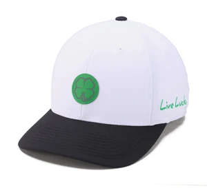 Black Clover Sharp Luck 20 Hat (White/Black/Green, Adj) Live Lucky 2026 NEW