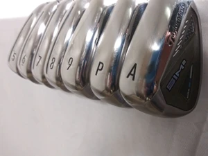 Taylor Made SIM2 Max Iron Set 5-PW+AW (Steel KBS Max 85 Stiff) Golf Clubs
