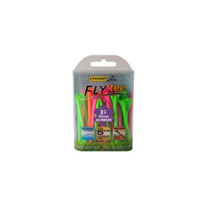 Champ Fly Tee (3 1/4", Neon Mix, 25 pack) Performance Golf Tee NEW Champ Fly Tee (3 1/4", Neon Mix, 25 pack) Performance Golf Tee NEW