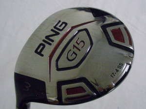 Ping G15 3 wood 15.5* (Aldila VS X-Stiff LEFT) LH G-15 3w Fairway Golf Club Ping G15 3 wood 15.5* (Aldila VS X-Stiff LEFT) LH G-15 3w Fairway Golf Club