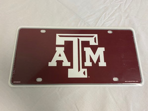 NCAA Collegiate Team License Plate (Texas A&M Aggies, Logo) NEW NCAA Collegiate Team License Plate (Texas A&M Aggies, Logo) NEW