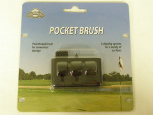 On Course Pocket Brush Cleaning Tool NEW Golf On Course Pocket Brush Cleaning Tool NEW Golf