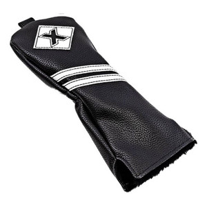 JEF World of Golf Vintage Hybrid Headcover (Black, X) NEW JEF World of Golf Vintage Hybrid Headcover (Black, X) NEW