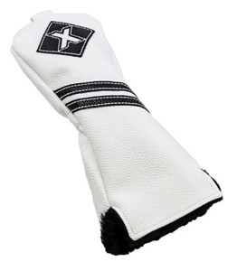 JEF World of Golf Vintage Hybrid Headcover (White, X) NEW JEF World of Golf Vintage Hybrid Headcover (White, X) NEW