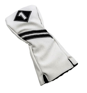JEF World of Golf Vintage Driver Headcover (White) NEW JEF World of Golf Vintage Driver Headcover (White) NEW