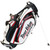 Tour Edge Exotics Staff Stand Bag (White/Red/Black,  7-way top) NEW
