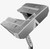 Vice Golf VGP02 Shadow Silver Milled Putter (Mallet, Short Slant) 2025 NEW