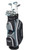 Tour Edge TE-200 Lady Edge Complete Set (11pc, White/Silver/Lt. Blue, Cart Bag, LEFT) NEW