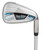 Tour Edge TE-200 Lady Edge Complete Set (11pc, White/Silver/Lt. Blue, Stand Bag, +1') NEW