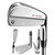 Taylor Made P7TW Iron Set 3-PW (Steel Dynamic Gold, STIFF) Tiger Woods Golf NEW