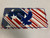 USA American Flag License Plate (Red/White/Blue, Eagle) NEW