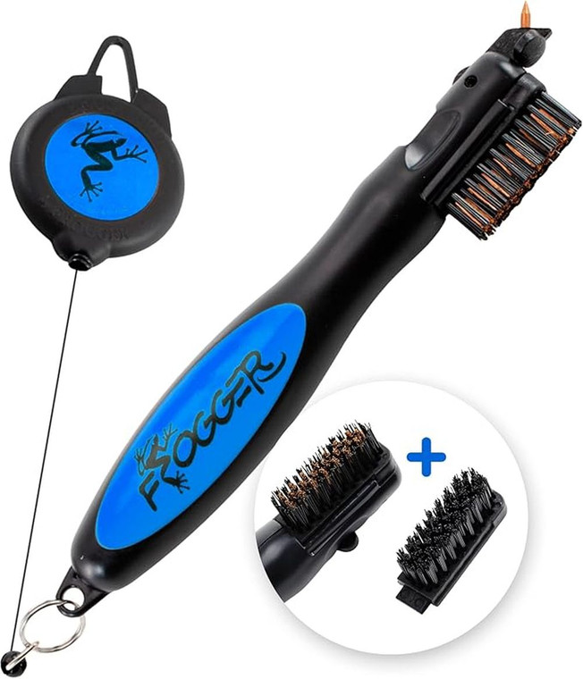 Frogger Brushpro Golf Club Cleaning Tool (Blue) NEW