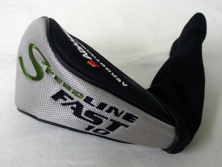 Adams Speedline Fast 10 Fairway Headcover (Black/Gray) Golf Club Cover NEW