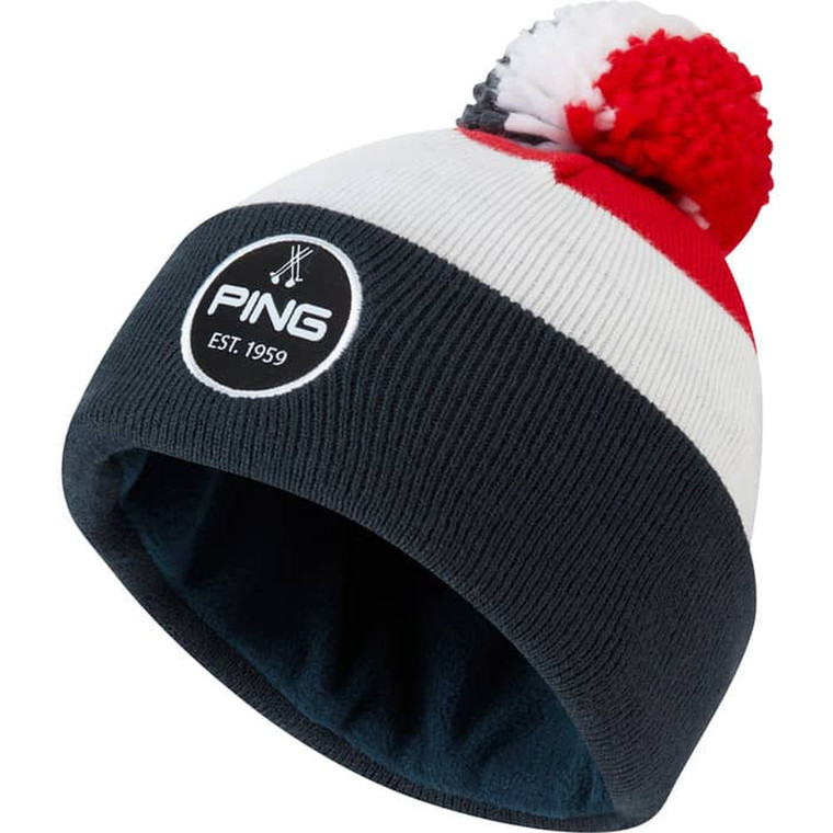 Ping Erksine Bobble Beanie (One Size) Golf Hat NEW