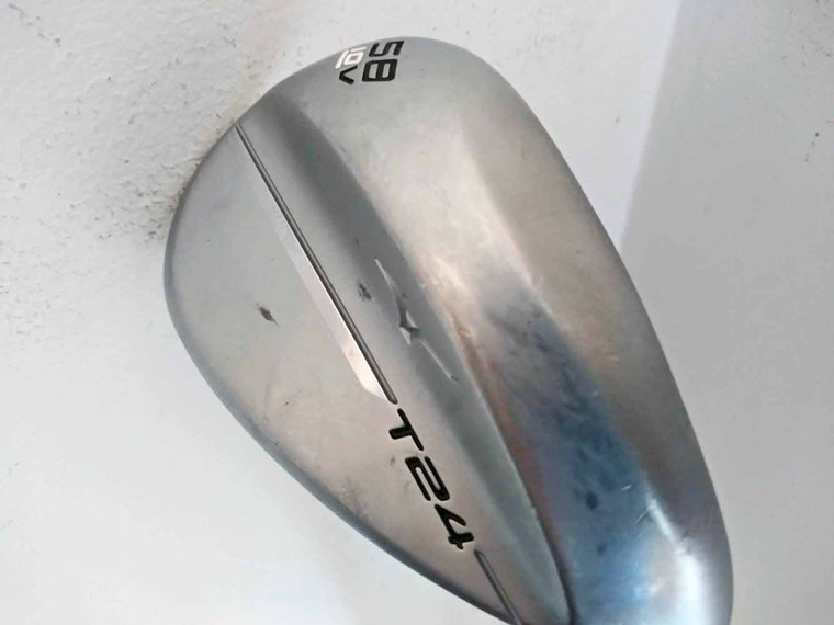 Mizuno T24 Soft White Satin Lob Wedge 58* 10* (DG Tour Issue, Stiff) 2023