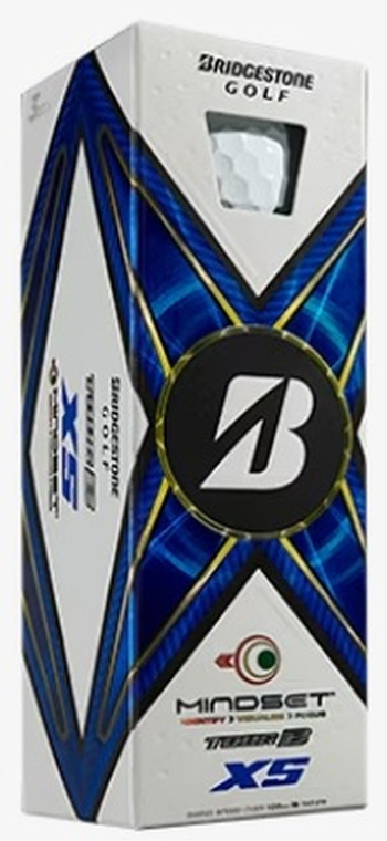 Bridgestone Tour B-XS Mindset Golf Balls (White, 3pk) 1 Sleeve 2024 NEW