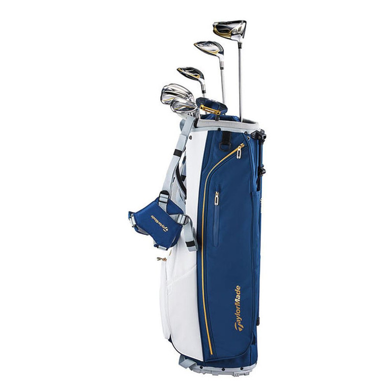 Taylor Made Kalea Gold Complete Set (Blue/White, Ladies, 10pc, Stand Bag) Women's 2024 NEW