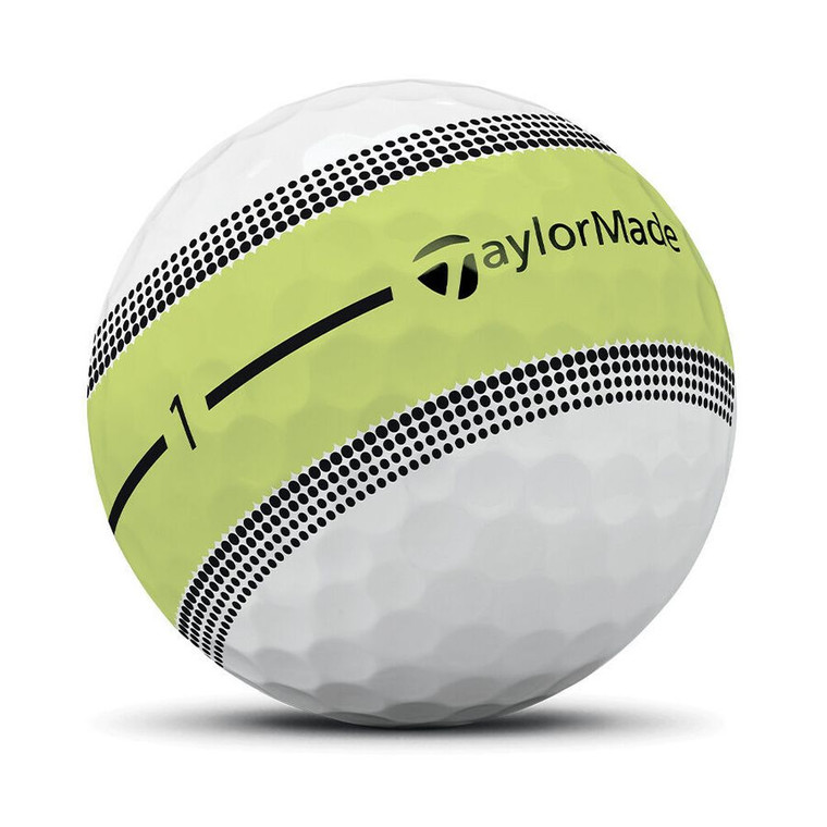 Taylor Made Tour Response Stripe Golf Balls (Neon Yellow, 3pk) 1 Sleeve 2025 NEW