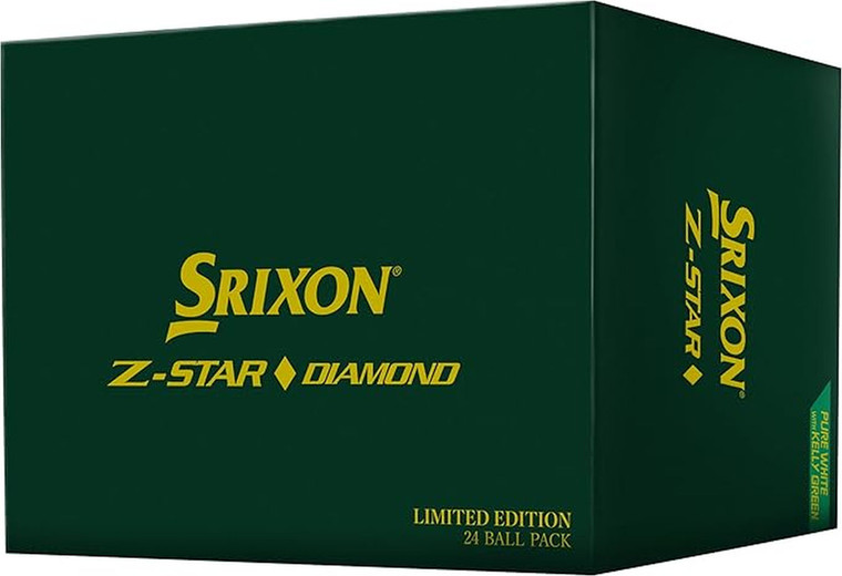 Srixon Z-Star Diamond Limited Edition Golf Balls (White/Kelly Green, 24pk)  NEW