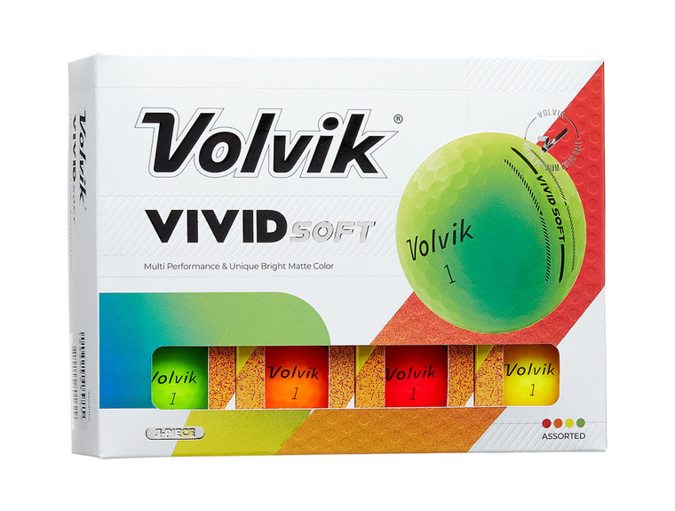 Volvik Vivid Soft Golf Balls (12pk) 1dz, 2025 NEW