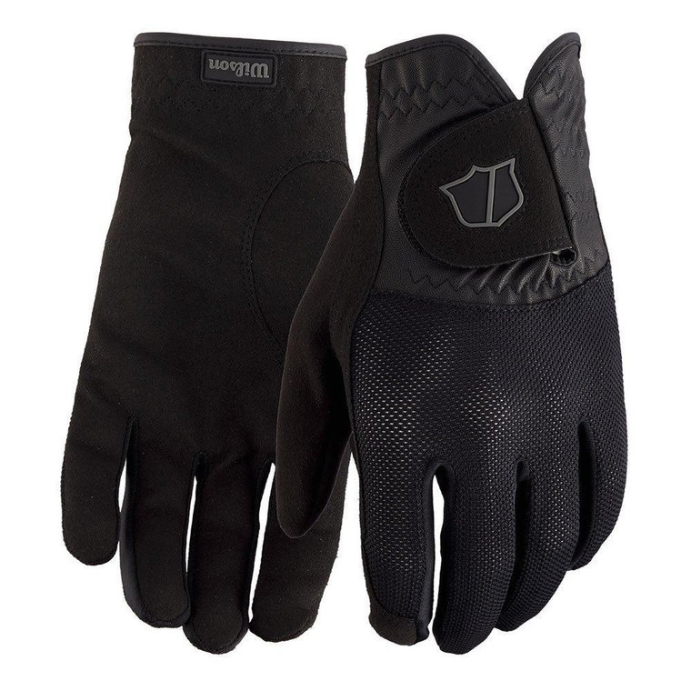 Wilson Men's Rain Golf Gloves (Mens Pair, Black) 2024 NEW Wilson Men's Rain Golf Gloves (Mens Pair, Black) 2024 NEW