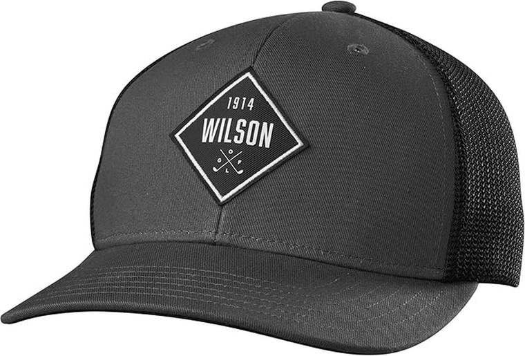 Wilson Staff 1914 Snapback Hat (Grey/Black, Adjustable) Golf Cap 2025 NEW