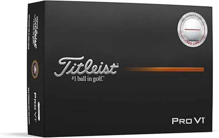 Titleist Pro V1 Performance Alignment Golf Balls (White/Pink, 12pk) 1dz 2025 NEW Titleist Pro V1 Performance Alignment Golf Balls (White/Pink, 12pk) 1dz 2025 NEW