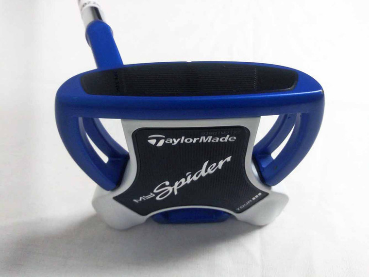 Taylor Made My Spider Tour Putter 35" (Blue/White. Mallet, Slant Neck, LEFT) LH