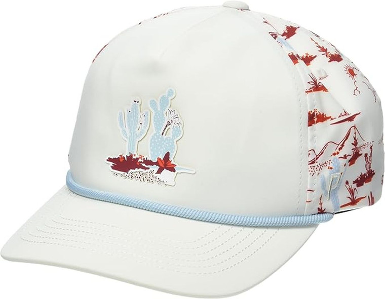 Puma Bushland Rope Tech Hat (White/Sky, Adjustable) Golf Cap 2025 NEW Puma Bushland Rope Tech Hat (White/Sky, Adjustable) Golf Cap 2025 NEW
