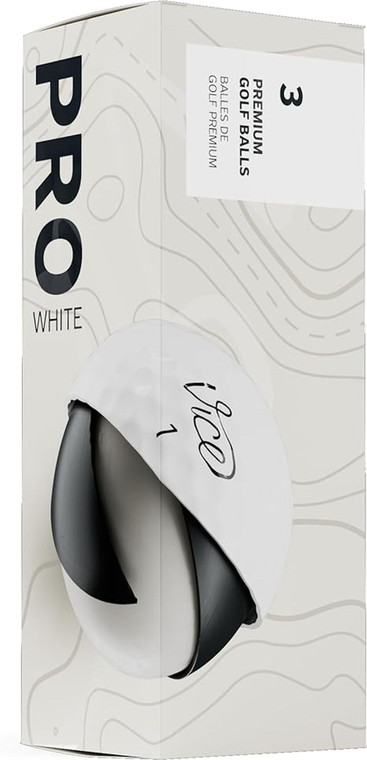 Vice Golf Pro Golf Balls (White, 3pk) 1 Sleeve 2025 NEW Vice Golf Pro Golf Balls (White, 3pk) 1 Sleeve 2025 NEW