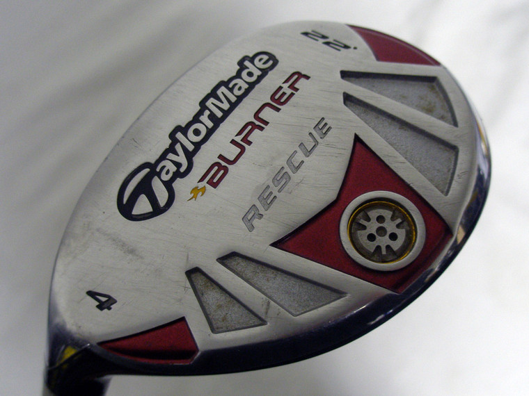 Taylor Made Burner Rescue 4 hybrid 22* (Graphite, Regular, LEFT) Golf Club LH Taylor Made Burner Rescue 4 hybrid 22* (Graphite, Regular, LEFT) Golf Club LH
