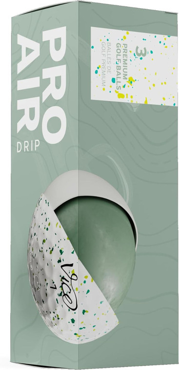 Vice Golf Pro Air Golf Balls (Drip Petrol/Yellow, 3pk) 1 Sleeve 2025 NEW Vice Golf Pro Air Golf Balls (Drip Petrol/Yellow, 3pk) 1 Sleeve 2025 NEW