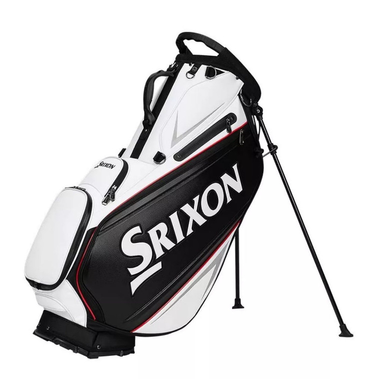 Srixon ZXi Tour Staff Stand Bag (White/Black, 9.5", 5-Way Top) 2025 NEW