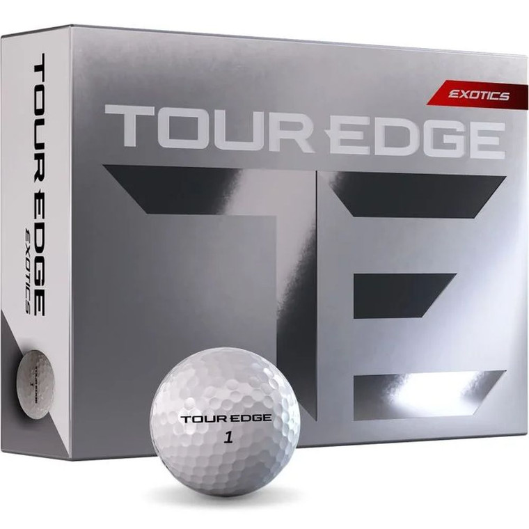 Tour Edge Exotics Golf Balls (White, 12pk) 1 Dozen 2025 NEW