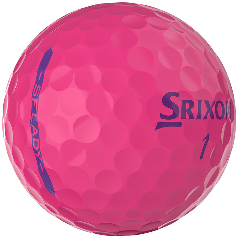 Srixon Soft Feel Lady Golf Balls (PassionPink, 3pk) 1 Sleeve 2023 NEW