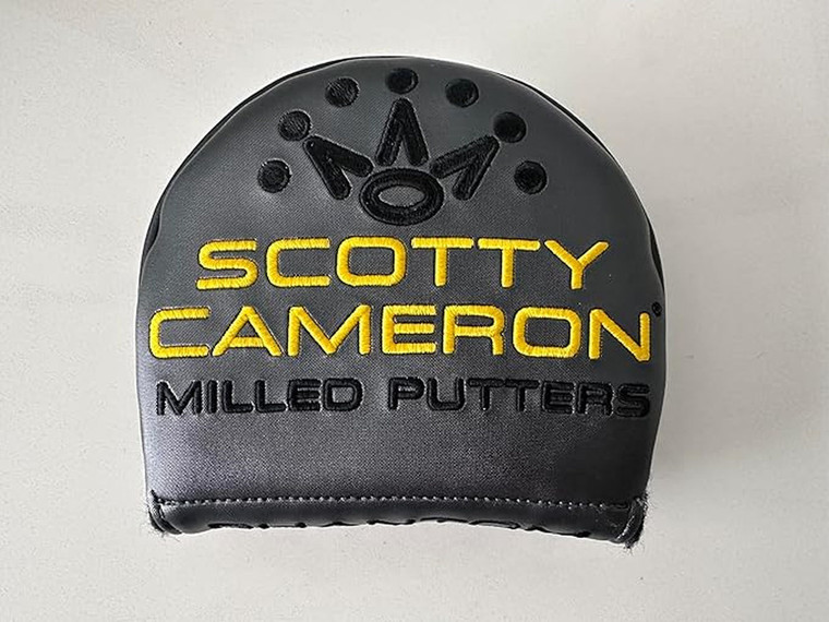 Scotty Cameron Phantom Putter Headcover (Grey/Yellow, Mid-Round, Center) 2024 NEW