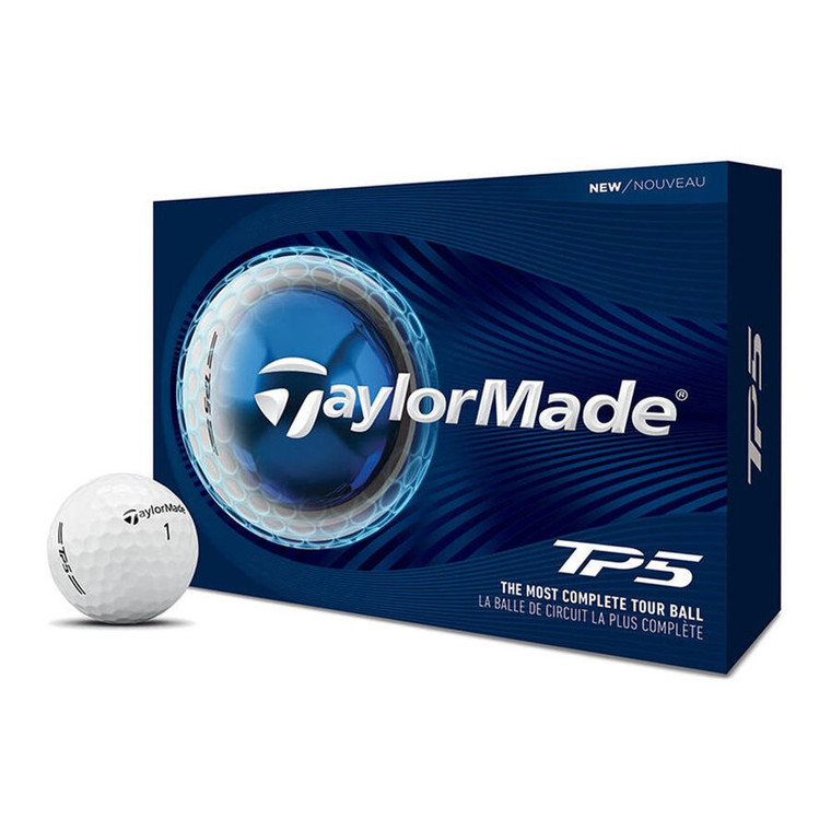 Taylor Made TP5 Golf Balls (White, 12pk) 1dz 2026 NEW