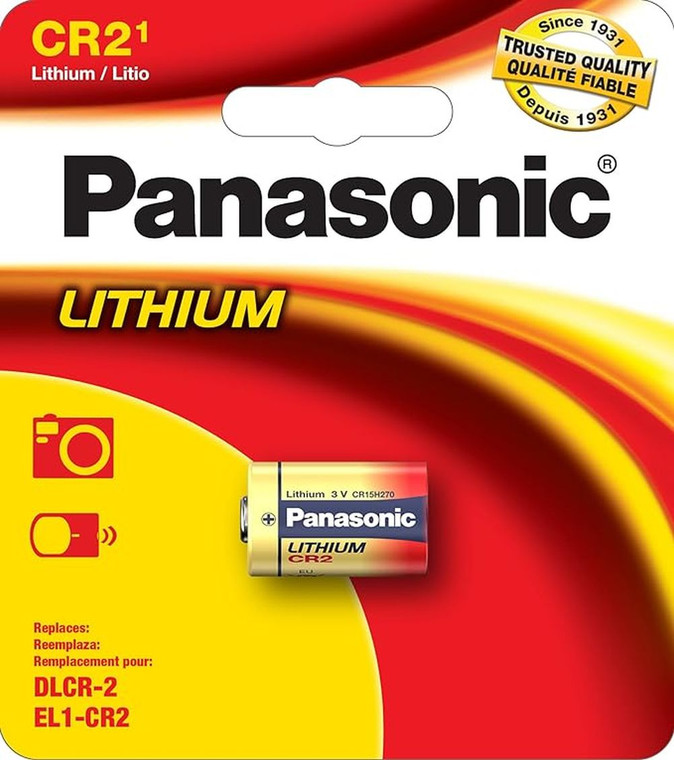 Panasonic Lithium Battery CR2 (3V) Range Finder Replacement NEW