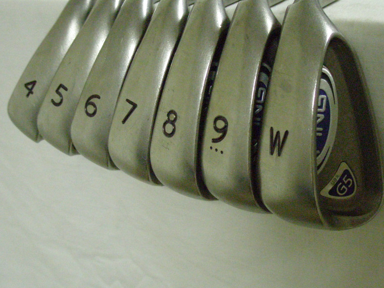 Ping G5 Irons Set 4-PW Black Dot (Graphite Vista Pro Senior) +1" LONG Golf Clubs