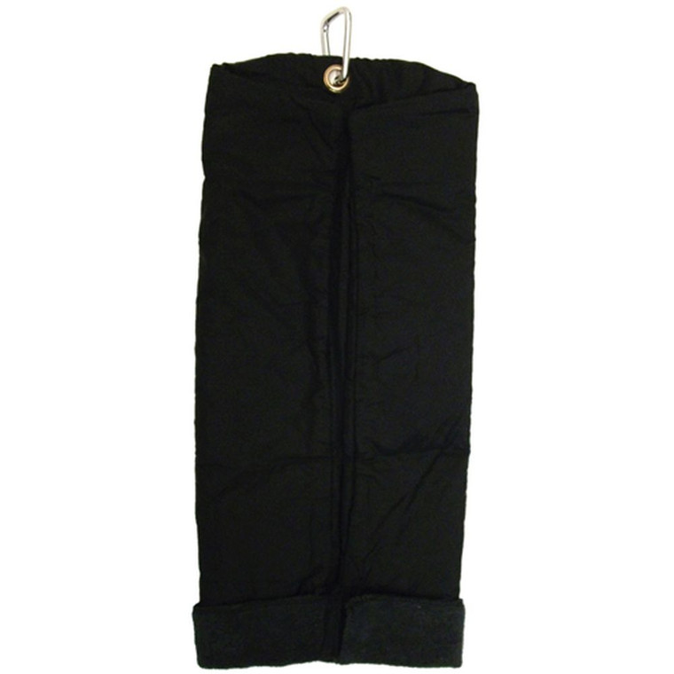 I Gotcha Dry Rain Towel (Black 18" x 9") Reversible Microfiber NEW