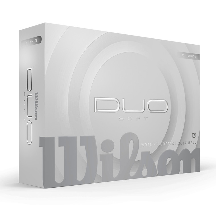 Wilson Staff Duo Soft Golf Balls (White, 24pk) 2dz 2025 NEW - 2 Dozen for $40!